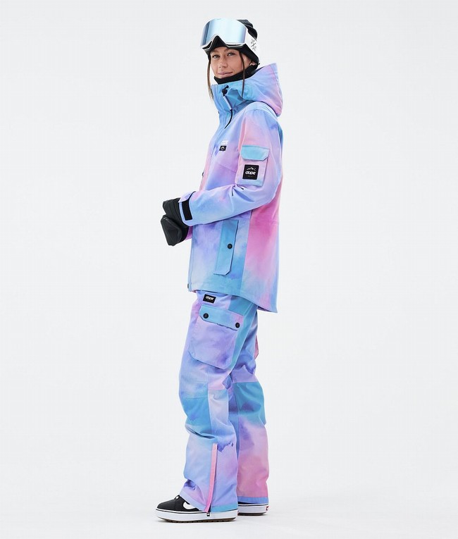 Women Dope Adept W Snowboard Jackets Purple | ACYTBUV-14