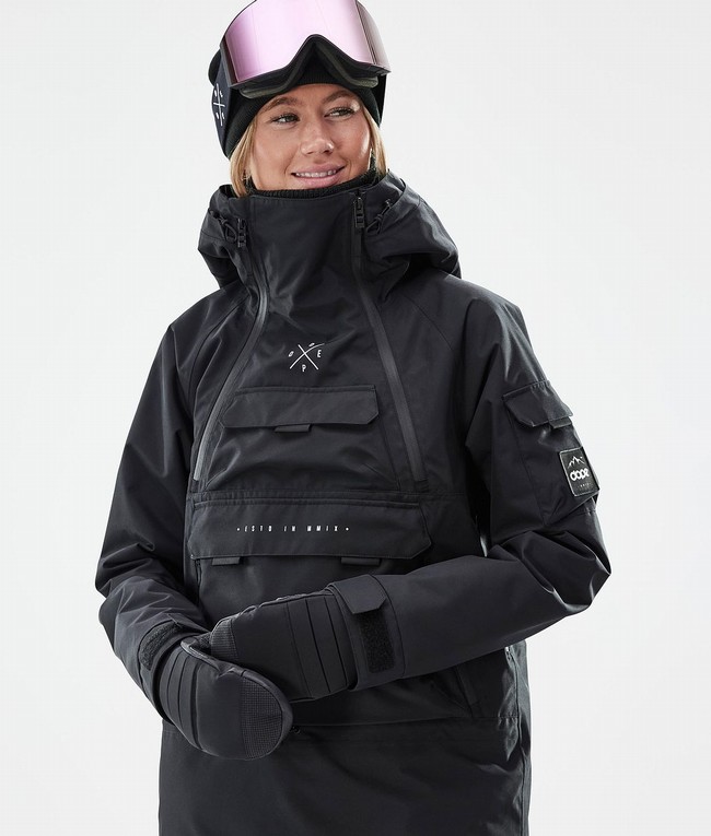 Women Dope Akin W Ski Jackets Black | XJMDKLT-97