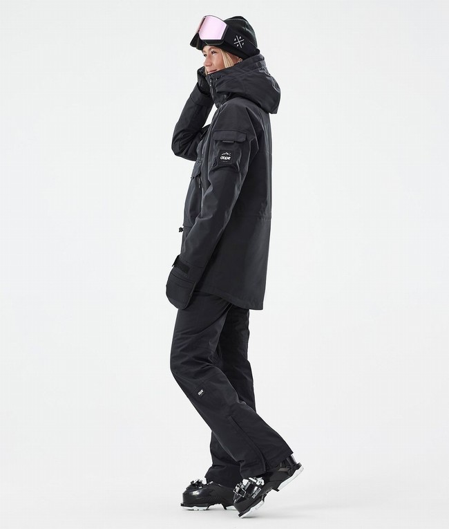 Women Dope Akin W Ski Jackets Black | XJMDKLT-97