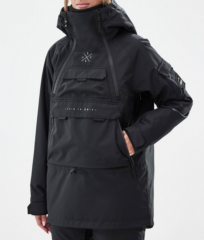 Women Dope Akin W Ski Jackets Black | XJMDKLT-97