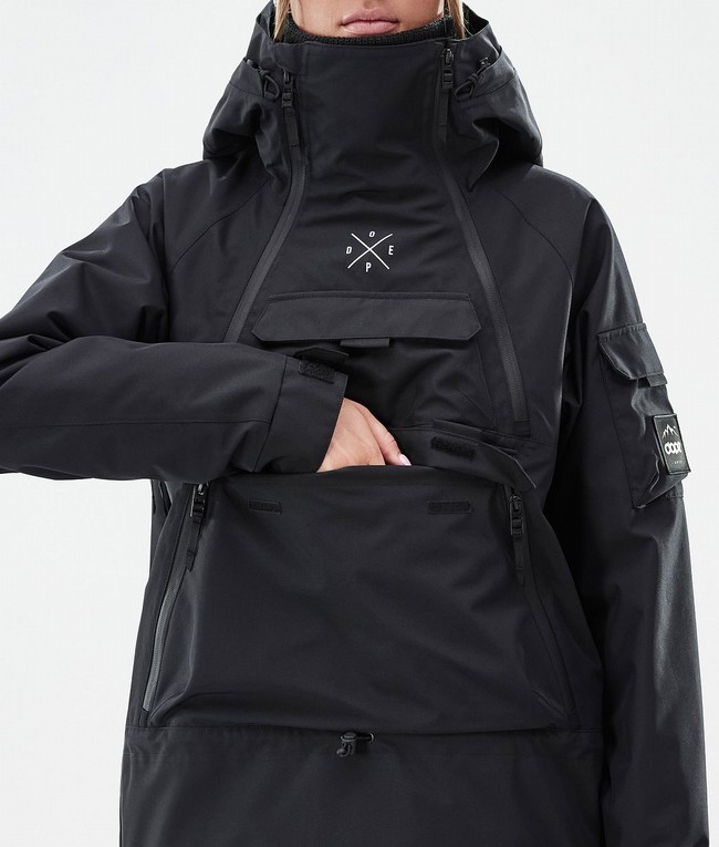 Women Dope Akin W Ski Jackets Black | XJMDKLT-97