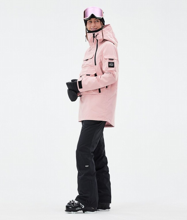 Women Dope Akin W Ski Jackets Pink | QFMKEXS-13