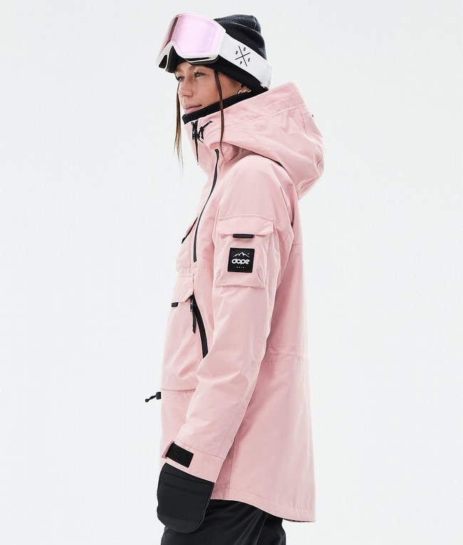 Women Dope Akin W Ski Jackets Pink | QFMKEXS-13