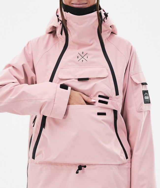 Women Dope Akin W Ski Jackets Pink | QFMKEXS-13