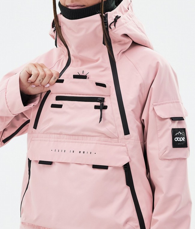 Women Dope Akin W Ski Jackets Pink | QFMKEXS-13