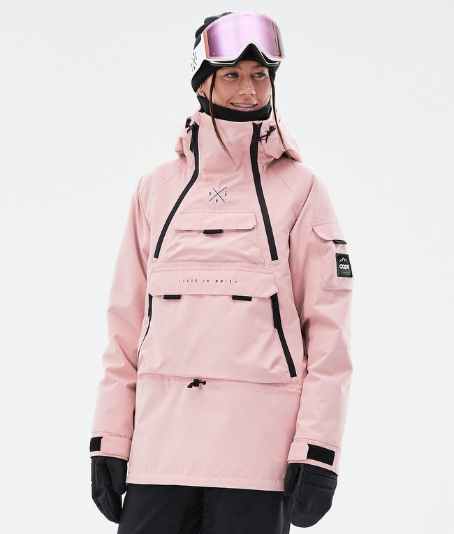 Women Dope Akin W Ski Jackets Pink | QFMKEXS-13