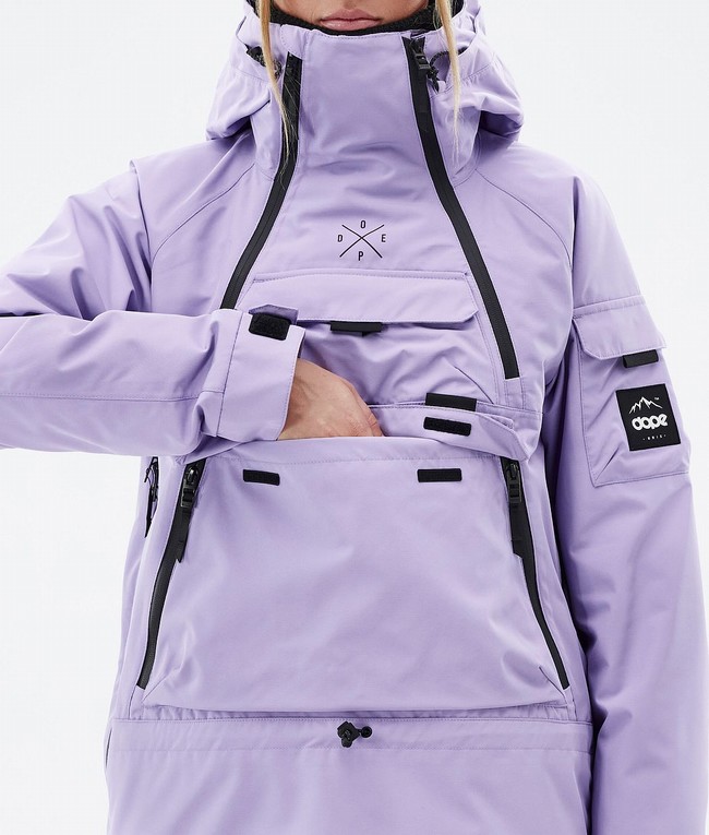 Women Dope Akin W Ski Jackets Purple | WXZVBLN-21