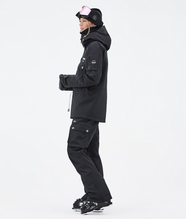 Women Dope Annok W Ski Jackets Black | PWMKOUS-89