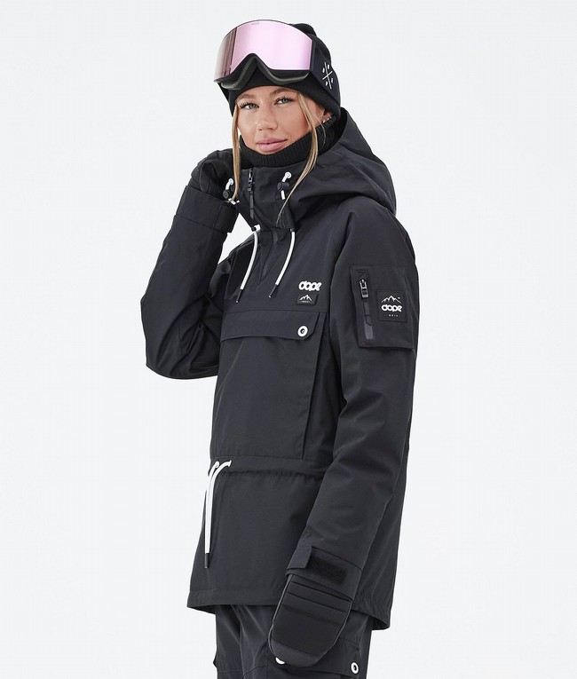 Women Dope Annok W Ski Jackets Black | PWMKOUS-89