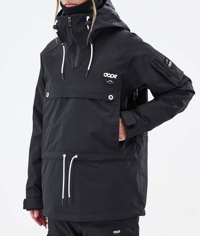 Women Dope Annok W Ski Jackets Black | PWMKOUS-89