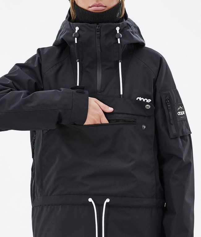 Women Dope Annok W Ski Jackets Black | PWMKOUS-89