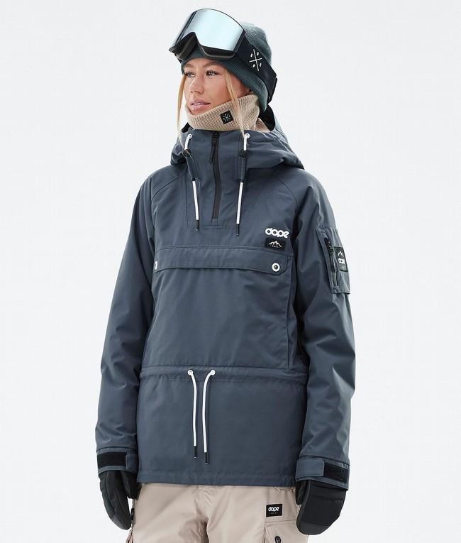 Women Dope Annok W Ski Jackets Blue | XSCFIBV-09