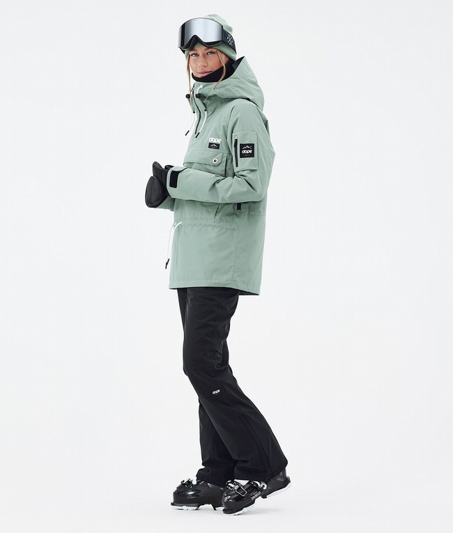 Women Dope Annok W Ski Jackets Green | YFRLTDB-90