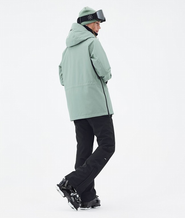 Women Dope Annok W Ski Jackets Green | YFRLTDB-90