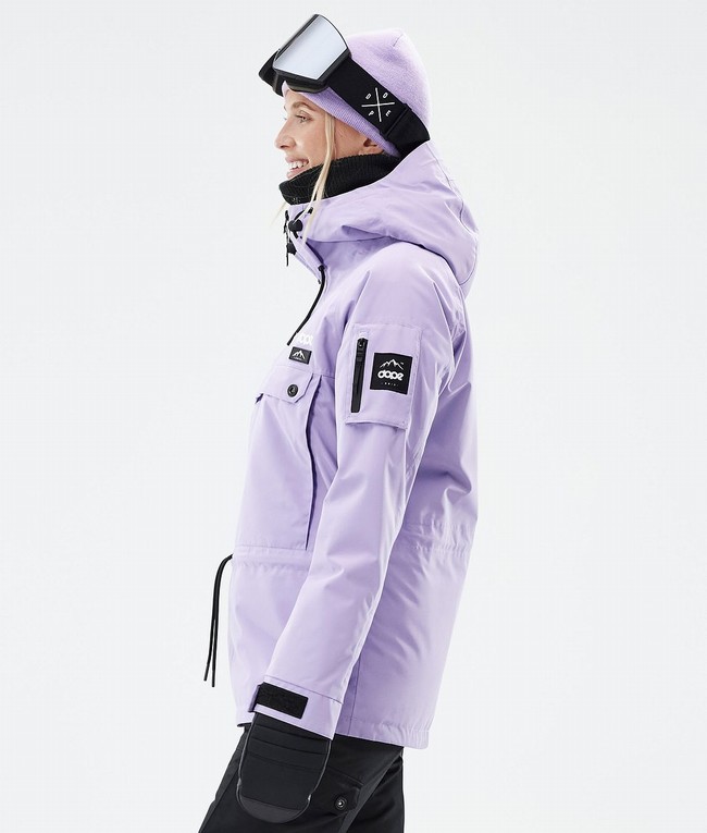 Women Dope Annok W Ski Jackets Purple | FUMOESH-89