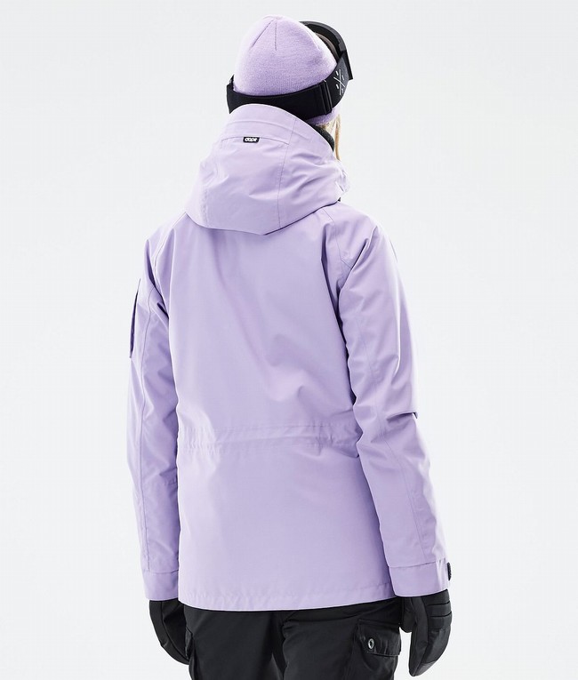 Women Dope Annok W Ski Jackets Purple | FUMOESH-89