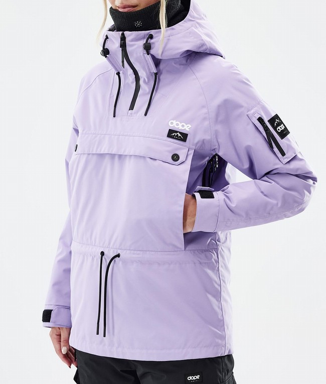 Women Dope Annok W Ski Jackets Purple | FUMOESH-89