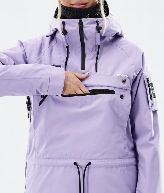 Women Dope Annok W Ski Jackets Purple | FUMOESH-89