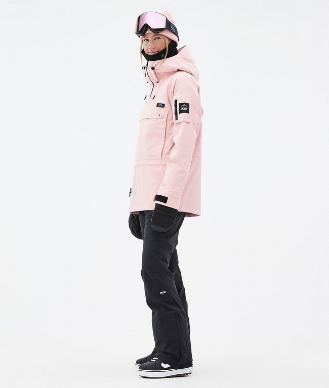 Women Dope Annok W Snowboard Jackets Pink | XIWJLZH-35