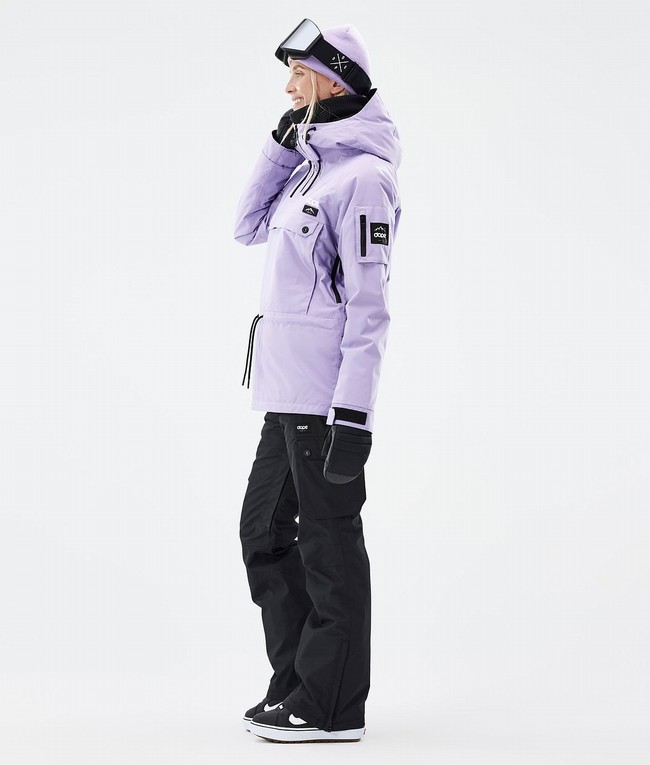 Women Dope Annok W Snowboard Jackets Purple | EGIUNMF-85