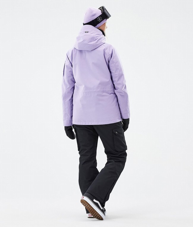 Women Dope Annok W Snowboard Jackets Purple | EGIUNMF-85