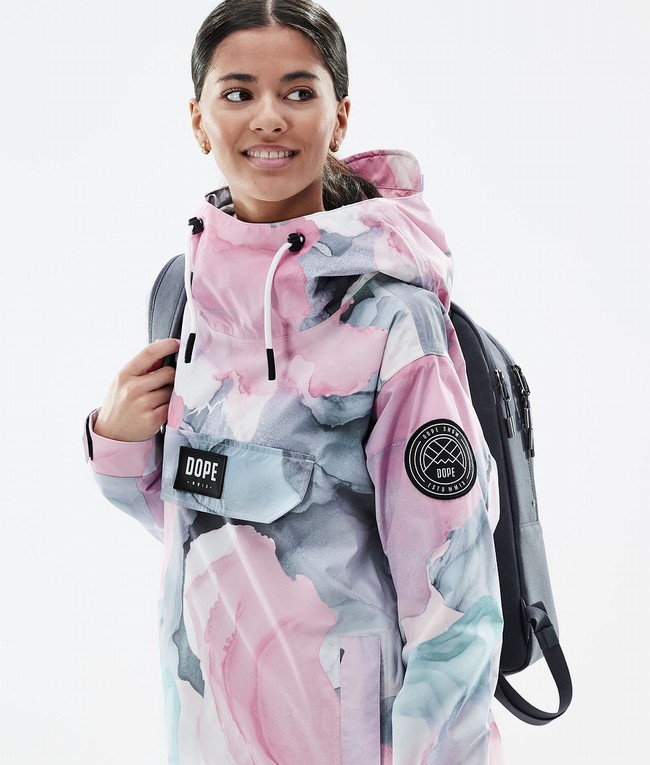 Women Dope Blizzard Light W Outdoor Jackets Pink | KXNVGZH-40