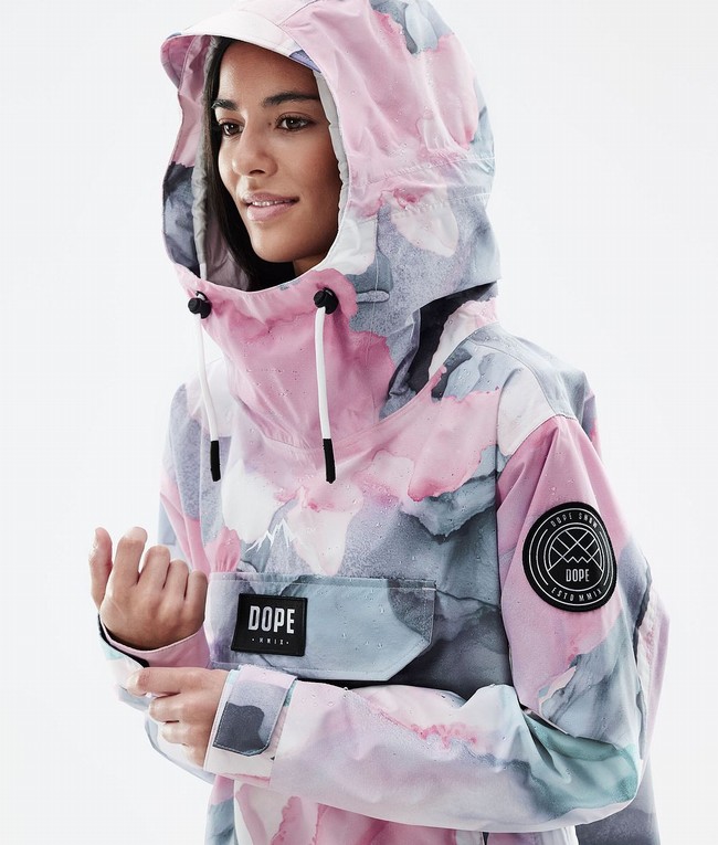 Women Dope Blizzard Light W Outdoor Jackets Pink | KXNVGZH-40