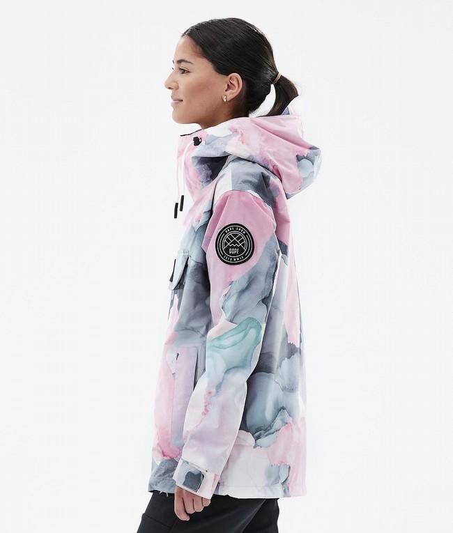 Women Dope Blizzard Light W Outdoor Jackets Pink | KXNVGZH-40