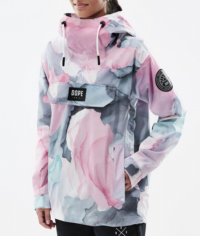 Women Dope Blizzard Light W Outdoor Jackets Pink | KXNVGZH-40