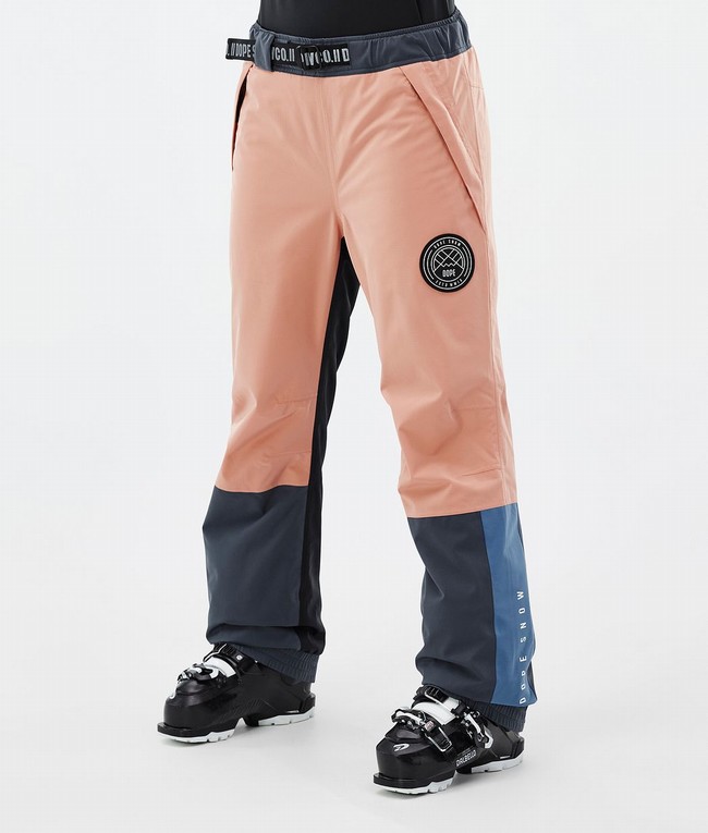 Women Dope Blizzard Track W Ski Pants Coral / Blue / Grey / Black / Blue | SIOHNYR-34