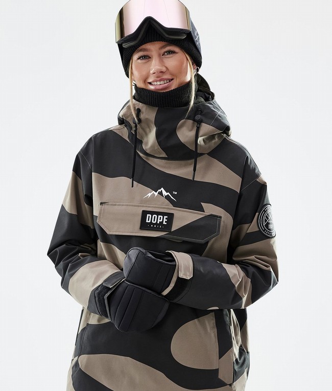 Women Dope Blizzard W 2022 Ski Jackets Grey | KEQRCVL-57