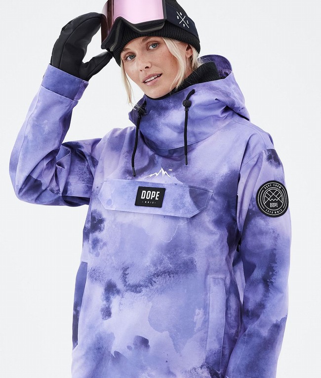 Women Dope Blizzard W 2022 Ski Jackets Purple | TFVADMX-69