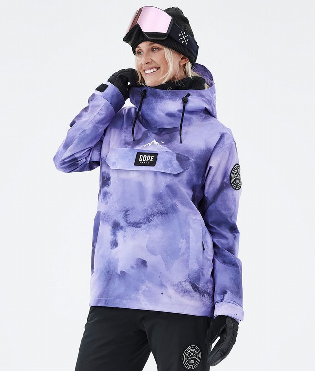 Women Dope Blizzard W 2022 Ski Jackets Purple | TFVADMX-69