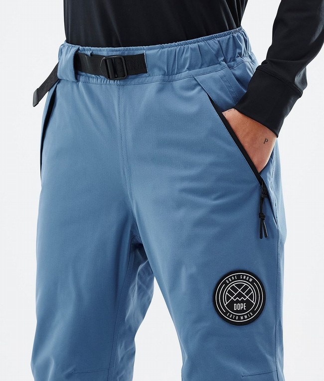 Women Dope Blizzard W 2022 Ski Pants Blue / Grey | MLBFJUZ-64