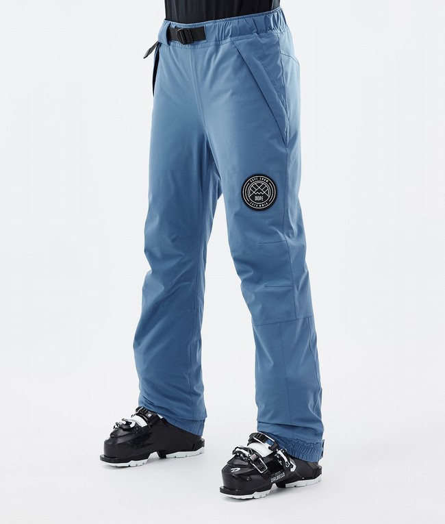 Women Dope Blizzard W 2022 Ski Pants Blue / Grey | MLBFJUZ-64