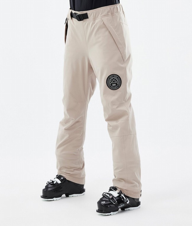 Women Dope Blizzard W 2022 Ski Pants Brown | MVBDNXE-67