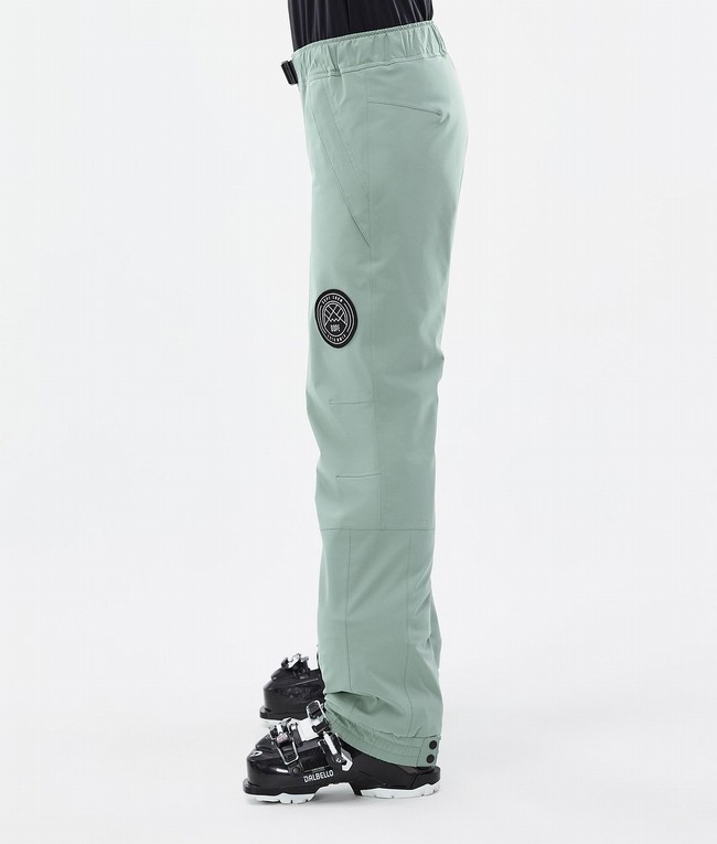 Women Dope Blizzard W 2022 Ski Pants Green | HFWCBPK-19