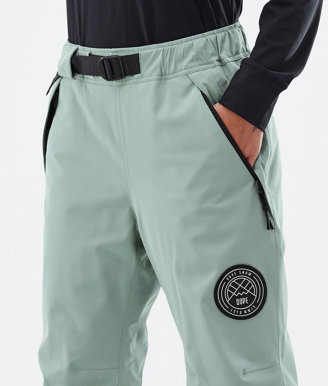 Women Dope Blizzard W 2022 Ski Pants Green | HFWCBPK-19