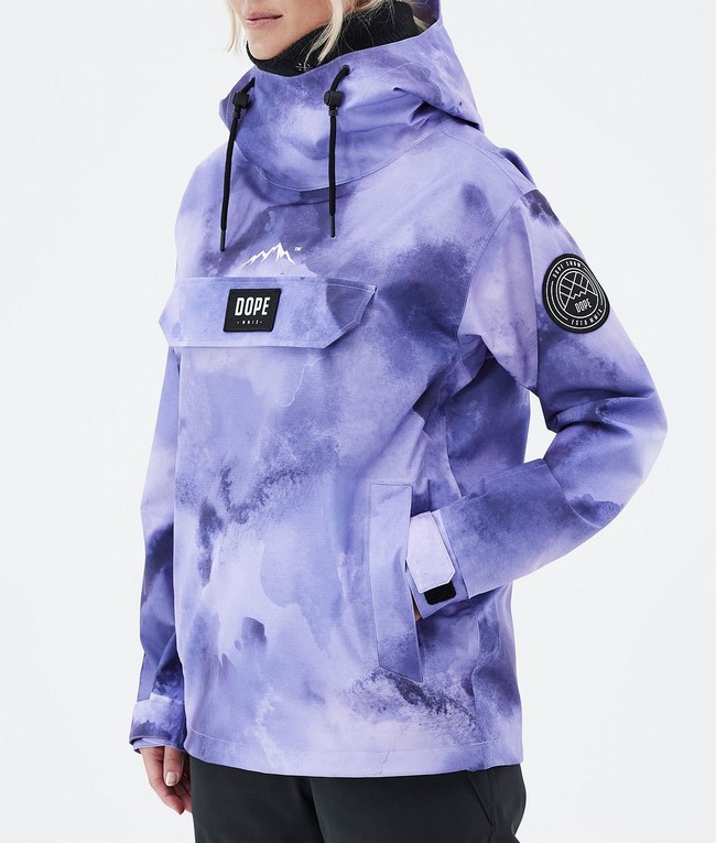 Women Dope Blizzard W 2022 Snowboard Jackets Purple | JNLXRAU-45