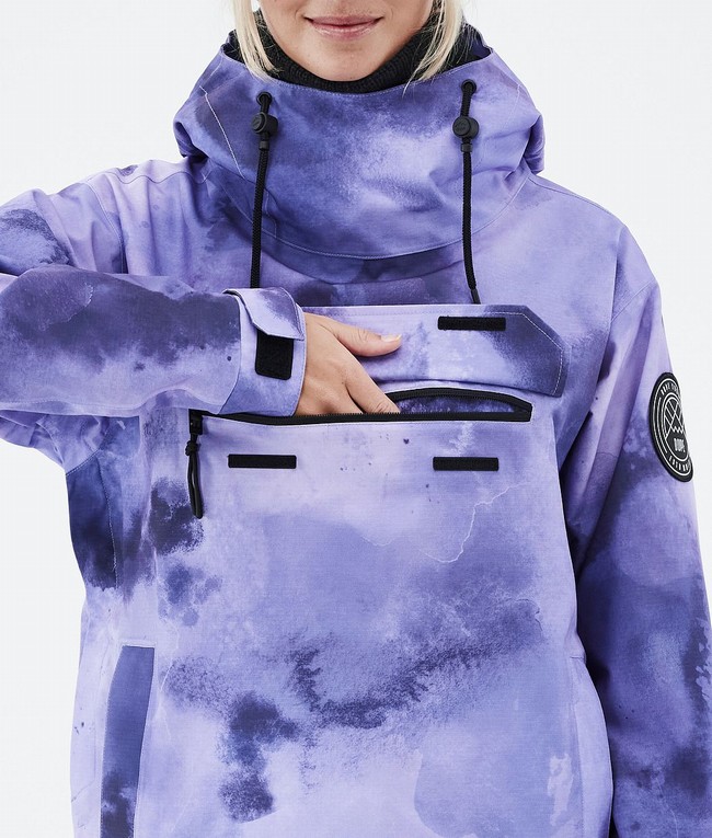 Women Dope Blizzard W 2022 Snowboard Jackets Purple | JNLXRAU-45