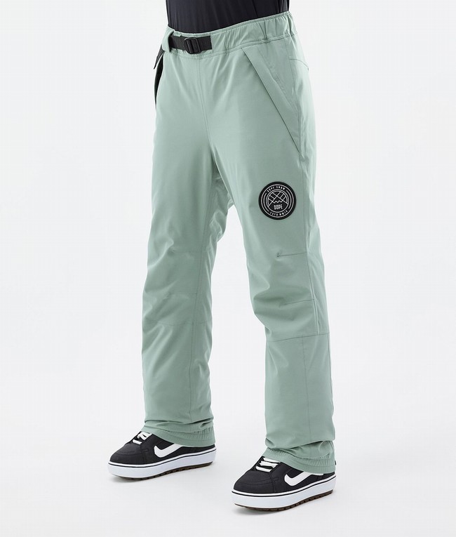 Women Dope Blizzard W 2022 Snowboard Pants Green | RSECYBU-58