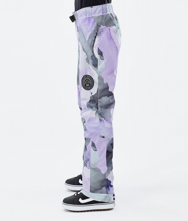 Women Dope Blizzard W 2022 Snowboard Pants Purple | OBZCREM-15