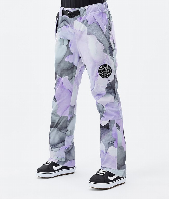 Women Dope Blizzard W 2022 Snowboard Pants Purple | OBZCREM-15