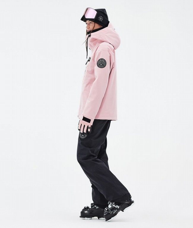 Women Dope Blizzard W Full Zip Ski Jackets Pink | IVCHZOG-64