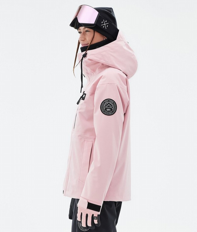 Women Dope Blizzard W Full Zip Ski Jackets Pink | IVCHZOG-64