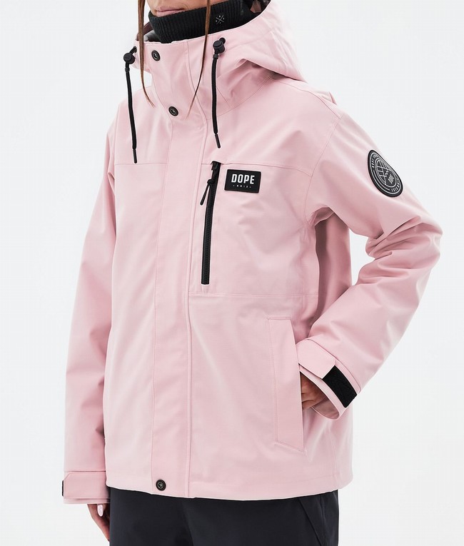 Women Dope Blizzard W Full Zip Ski Jackets Pink | IVCHZOG-64