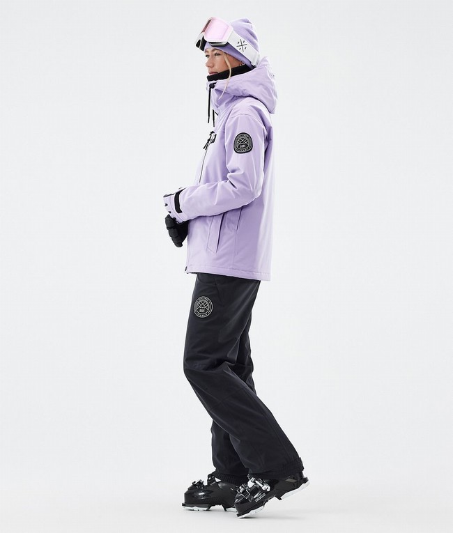 Women Dope Blizzard W Full Zip Ski Jackets Purple | KCLHOIR-09