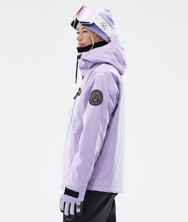 Women Dope Blizzard W Full Zip Ski Jackets Purple | KCLHOIR-09