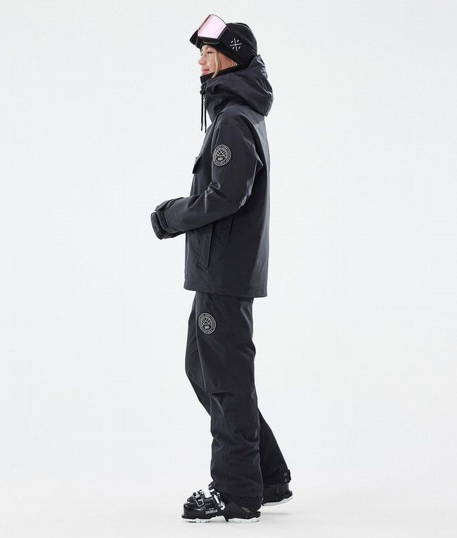 Women Dope Blizzard W Ski Jackets Black | DGHEJCM-65