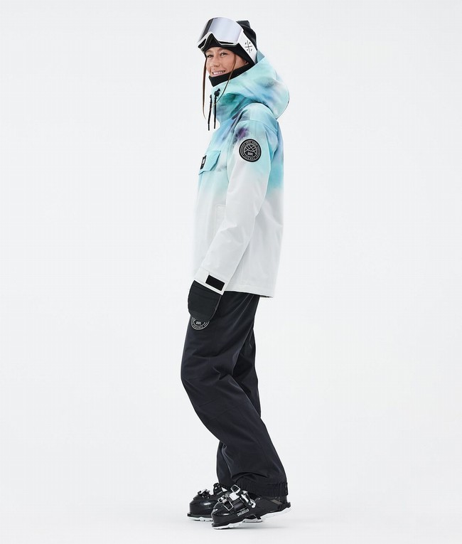 Women Dope Blizzard W Ski Jackets Blue / White | BPWLYFZ-48